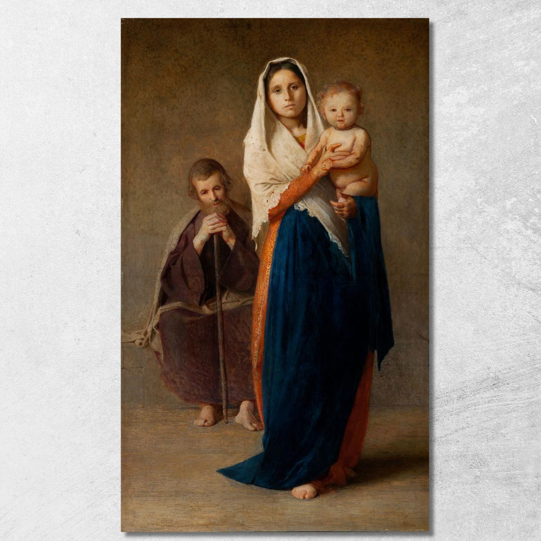 La Sacra Famiglia G. Pellizza da Volpedo gpv16 quadro stampato su tela La Sacra Famiglia G. Pellizza da Volpedo gpv16 quadro stampato su tela