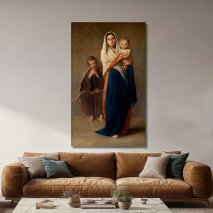 La Sacra Famiglia G. Pellizza da Volpedo gpv16 quadro stampato su tela