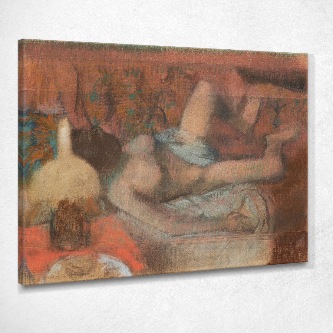Donna Nuda Sdraiata Edgar Degas edg169 quadro stampato su tela Donna Nuda Sdraiata Edgar Degas edg169 quadro stampato su tela
