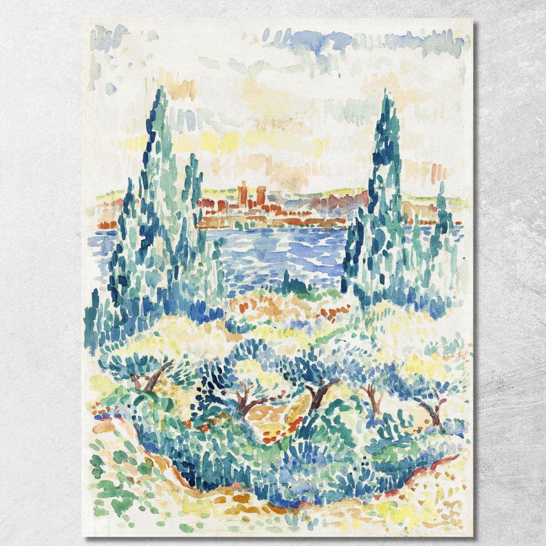 Antibes Henri Edmond Cross hec1 quadro stampato su tela