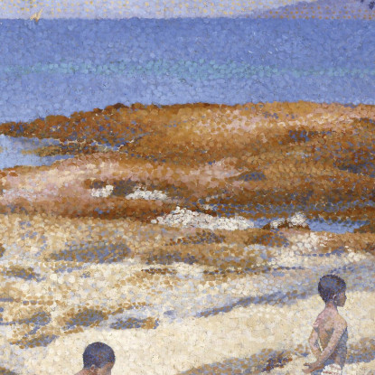 Spiaggia Di Cabasson Henri Edmond Cross hec2 quadro stampato su tela