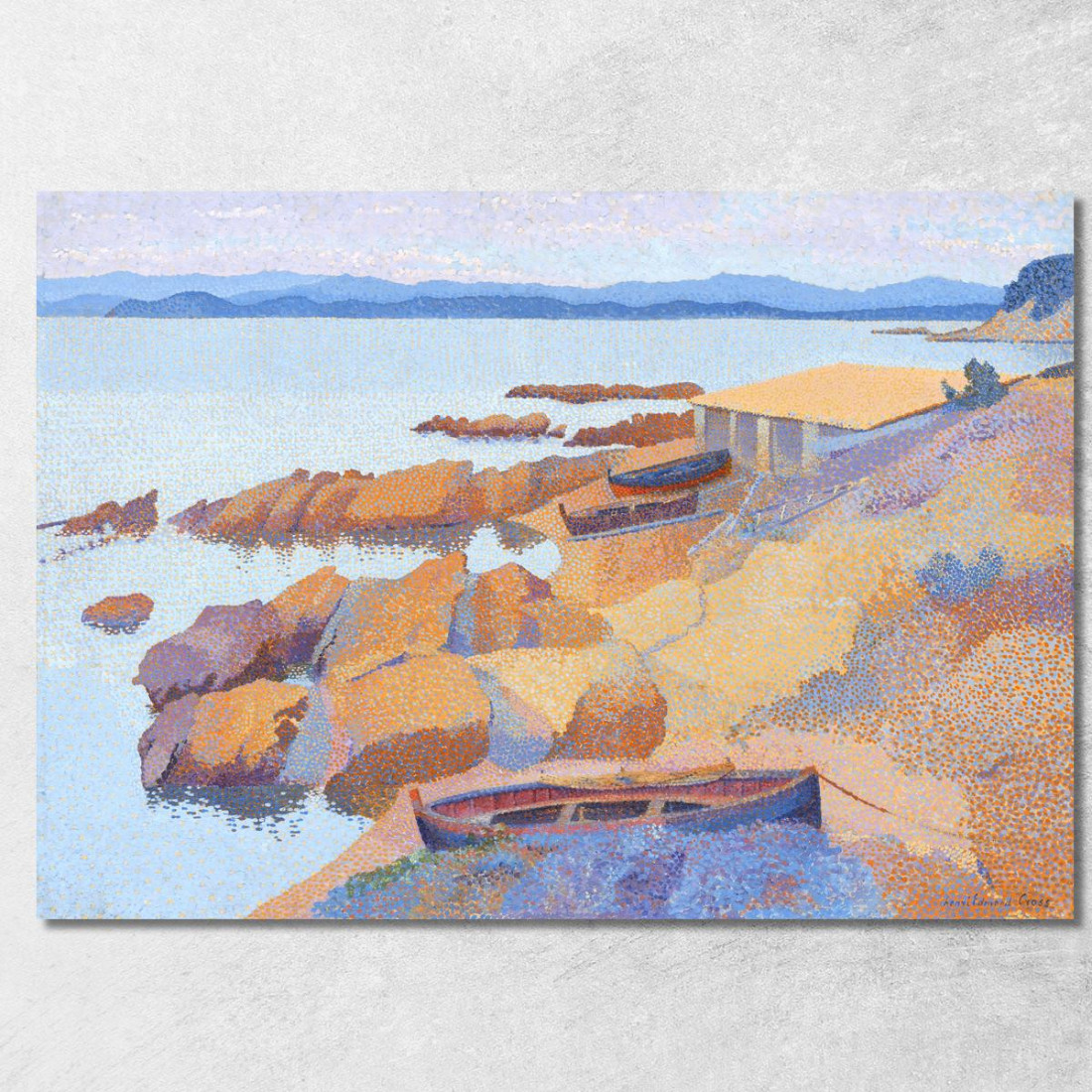 Calanque Des Antibois Henri Edmond Cross hec3 quadro stampato su tela