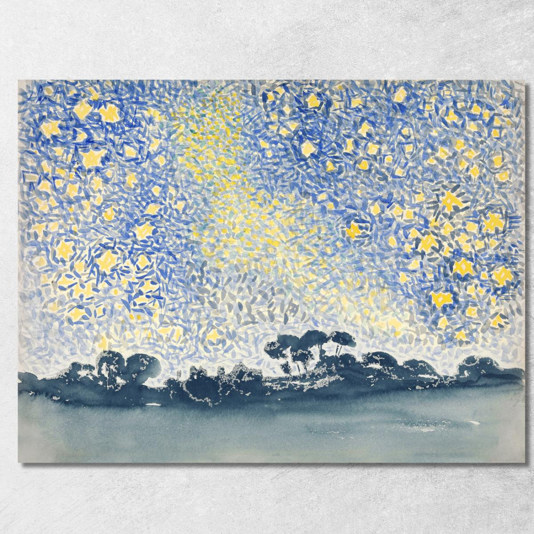 Paesaggio Con Stelle Henri Edmond Cross hec10 quadro stampato su tela