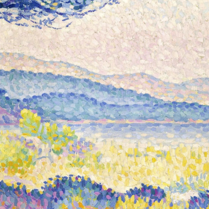 Pini Lungo La Riva Henri Edmond Cross hec12 quadro stampato su tela