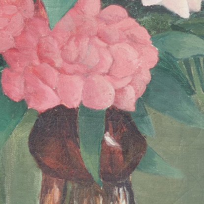 Fiori In Un Vaso Henri Rousseau hrs7 quadro stampato su tela