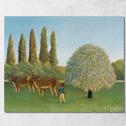 Prato Henri Rousseau hrs13 quadro stampato su tela