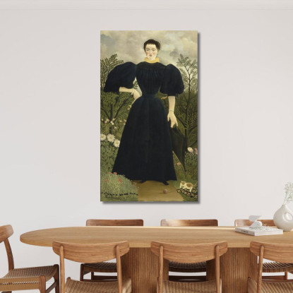 Ritratto Di Madame M Henri Rousseau hrs20 quadro stampato su tela