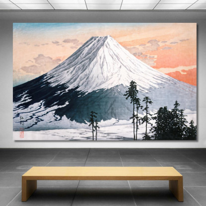Quartiere Di Katsuyama Hiroaki Takahashi htk14 quadro stampato su tela