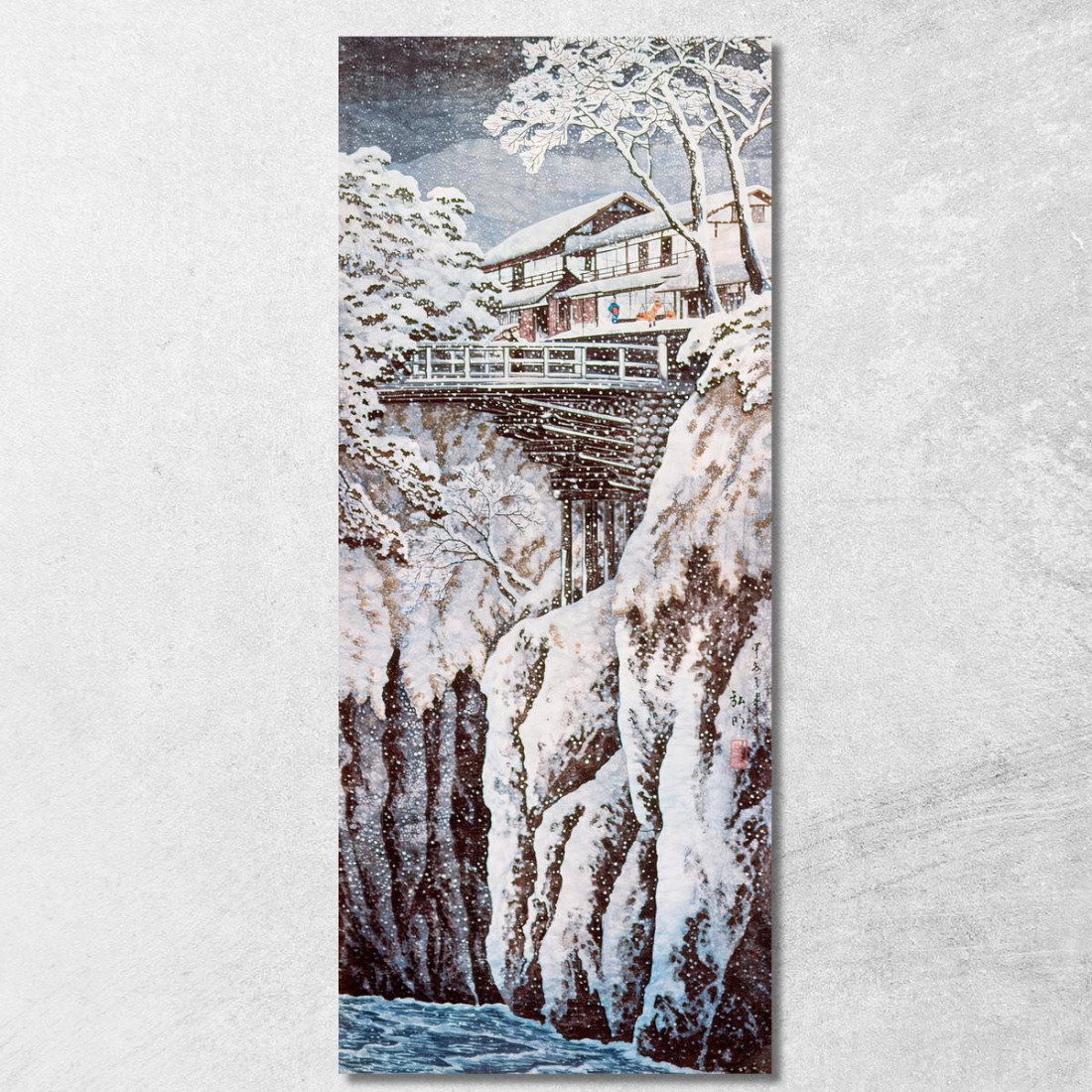 Ponte Delle Scimmie Di Koshu Hiroaki Takahashi htk15 quadro stampato su tela Ponte Delle Scimmie Di Koshu Hiroaki Takahashi htk15 quadro stampato su tela