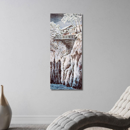 Ponte Delle Scimmie Di Koshu Hiroaki Takahashi htk15 quadro stampato su tela