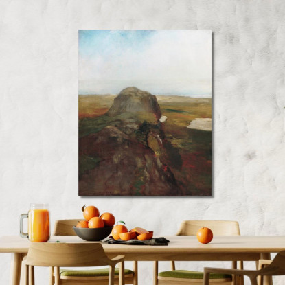 Studio Autunnale Vista Su Hanging Rock Newport R.I. John La Farge jlf3 quadro stampato su tela