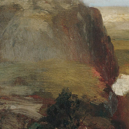 Studio Autunnale Vista Su Hanging Rock Newport R.I. John La Farge jlf3 quadro stampato su tela