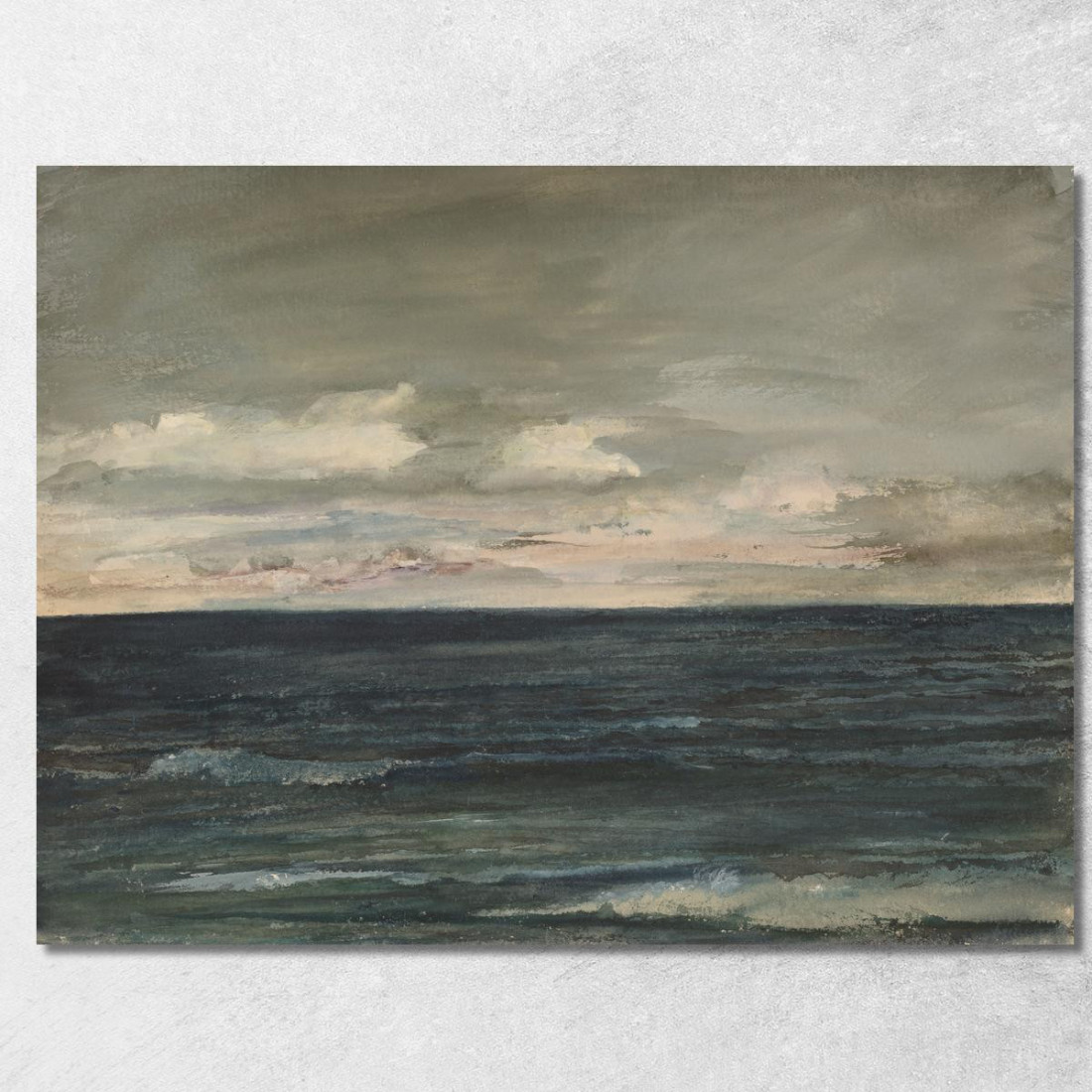 Lezione Di Studio Sulla Costa Di Jersey John La Farge jlf15 quadro stampato su tela Lezione Di Studio Sulla Costa Di Jersey John La Farge jlf15 quadro stampato su tela
