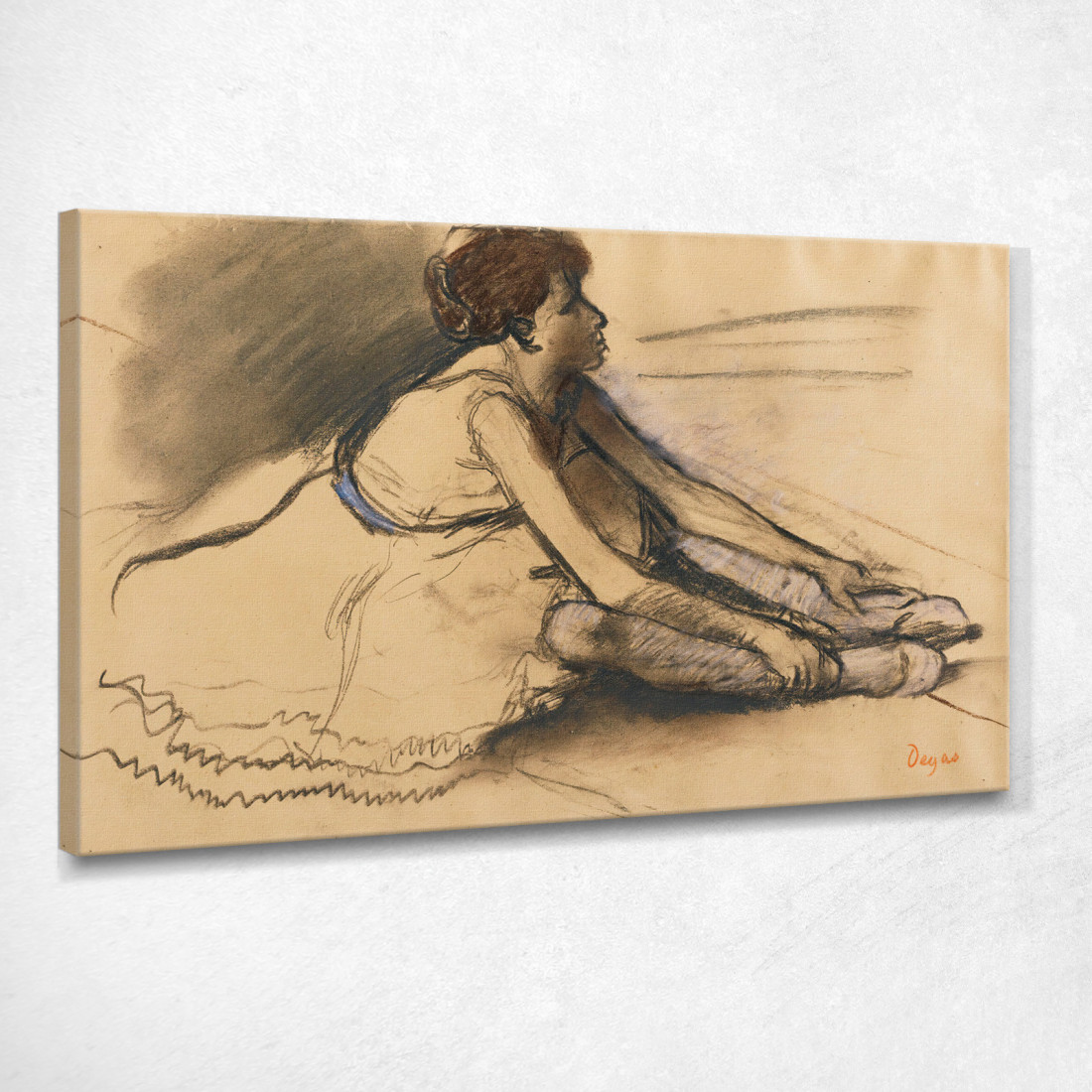 Il Riposo Del Ballerino Edgar Degas edg198 quadro stampato su tela Il Riposo Del Ballerino Edgar Degas edg198 quadro stampato su tela