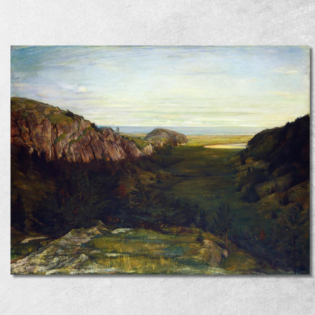 Le Ultime Rocce Paradisiache Della Valle John La Farge jlf35 quadro stampato su tela