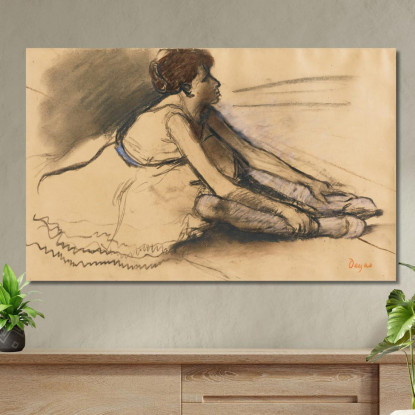 Il Riposo Del Ballerino Edgar Degas edg198 quadro stampato su tela
