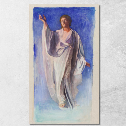 La Resurrezione Di Cristo John La Farge jlf38 quadro stampato su tela