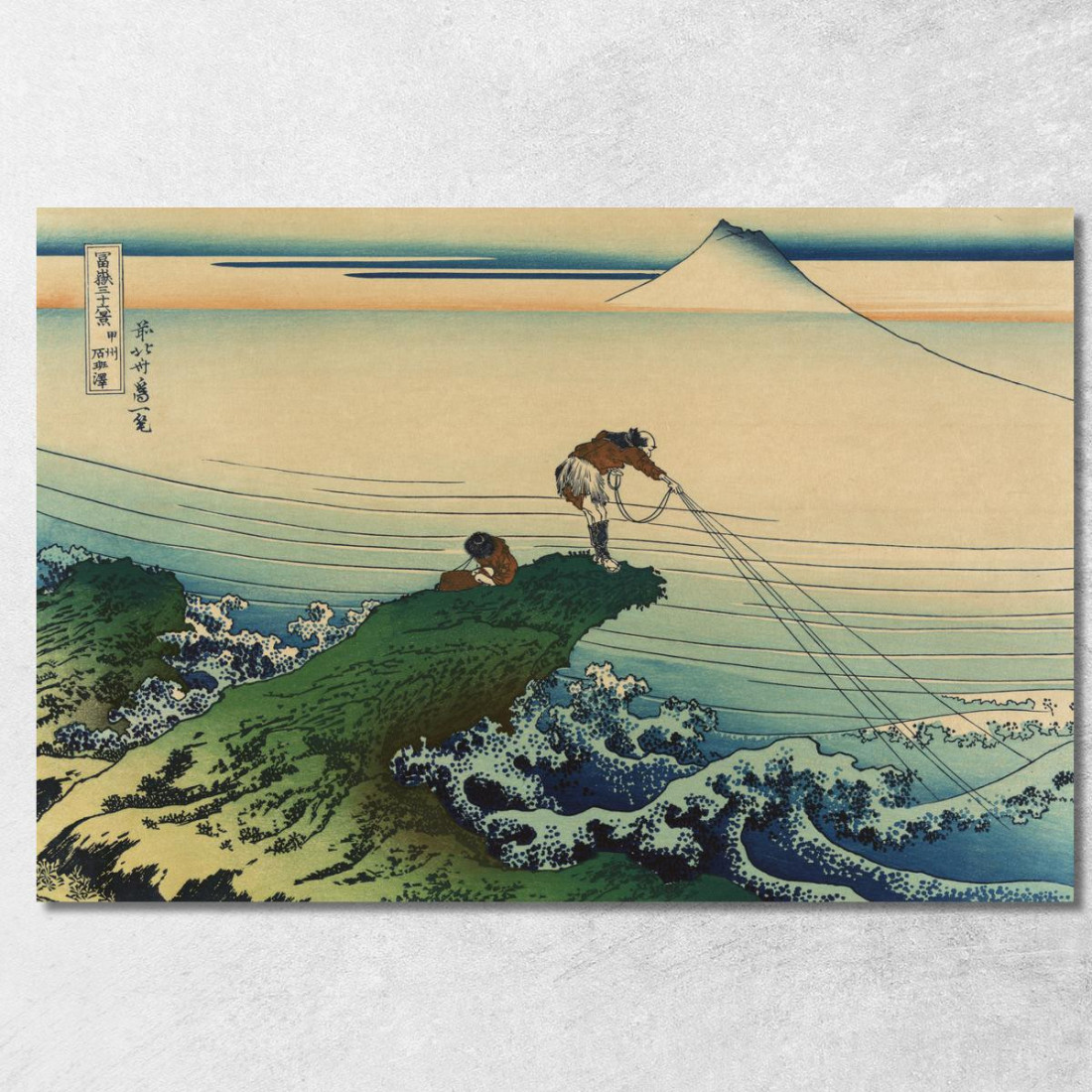 Kajikazawa Nella Provincia Di Kai katsushika hokusai khk27 quadro stampato su tela