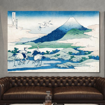 Tenuta Umezawa Nella Provincia Di Sagami katsushika hokusai khk34 quadro stampato su tela