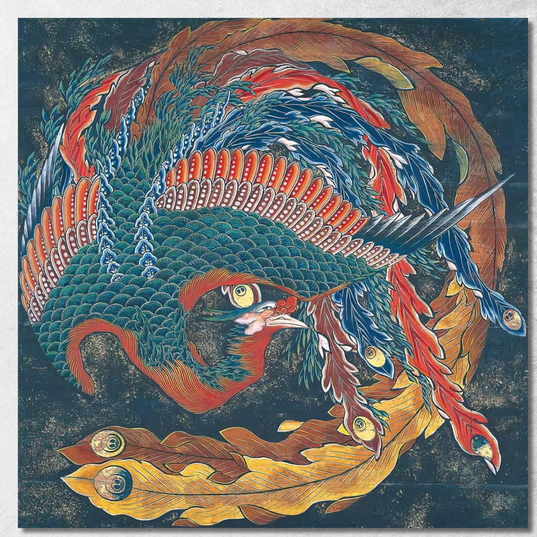 Matsuri Yatai Fenice katsushika hokusai khk39 quadro stampato su tela Matsuri Yatai Fenice katsushika hokusai khk39 quadro stampato su tela