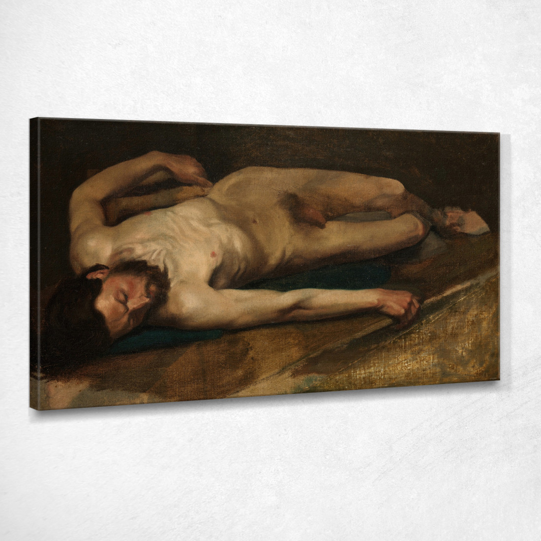 Nudo Maschile Edgar Degas edg208 quadro stampato su tela Nudo Maschile Edgar Degas edg208 quadro stampato su tela
