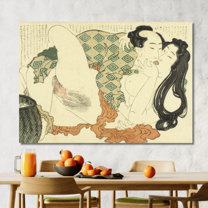 La Pianta Di Adone katsushika hokusai khk74 quadro stampato su tela