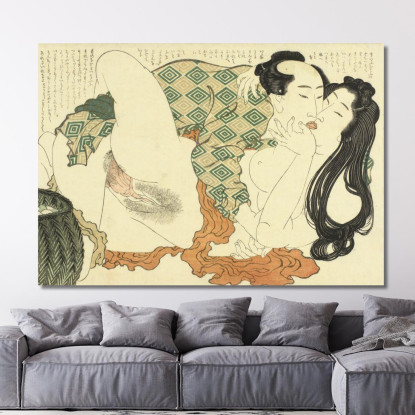 La Pianta Di Adone katsushika hokusai khk74 quadro stampato su tela