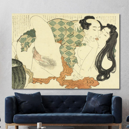 La Pianta Di Adone katsushika hokusai khk74 quadro stampato su tela