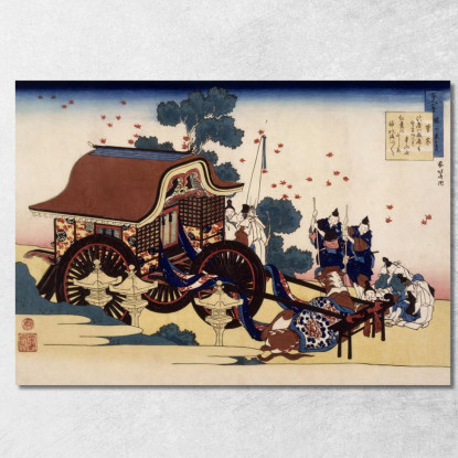 Il Carro Trainato Dai Buoi katsushika hokusai khk76 quadro stampato su tela