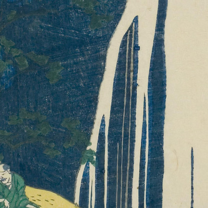 La Cascata Di Amida Dietro La Strada Di Kiso katsushika hokusai khk90 quadro stampato su tela