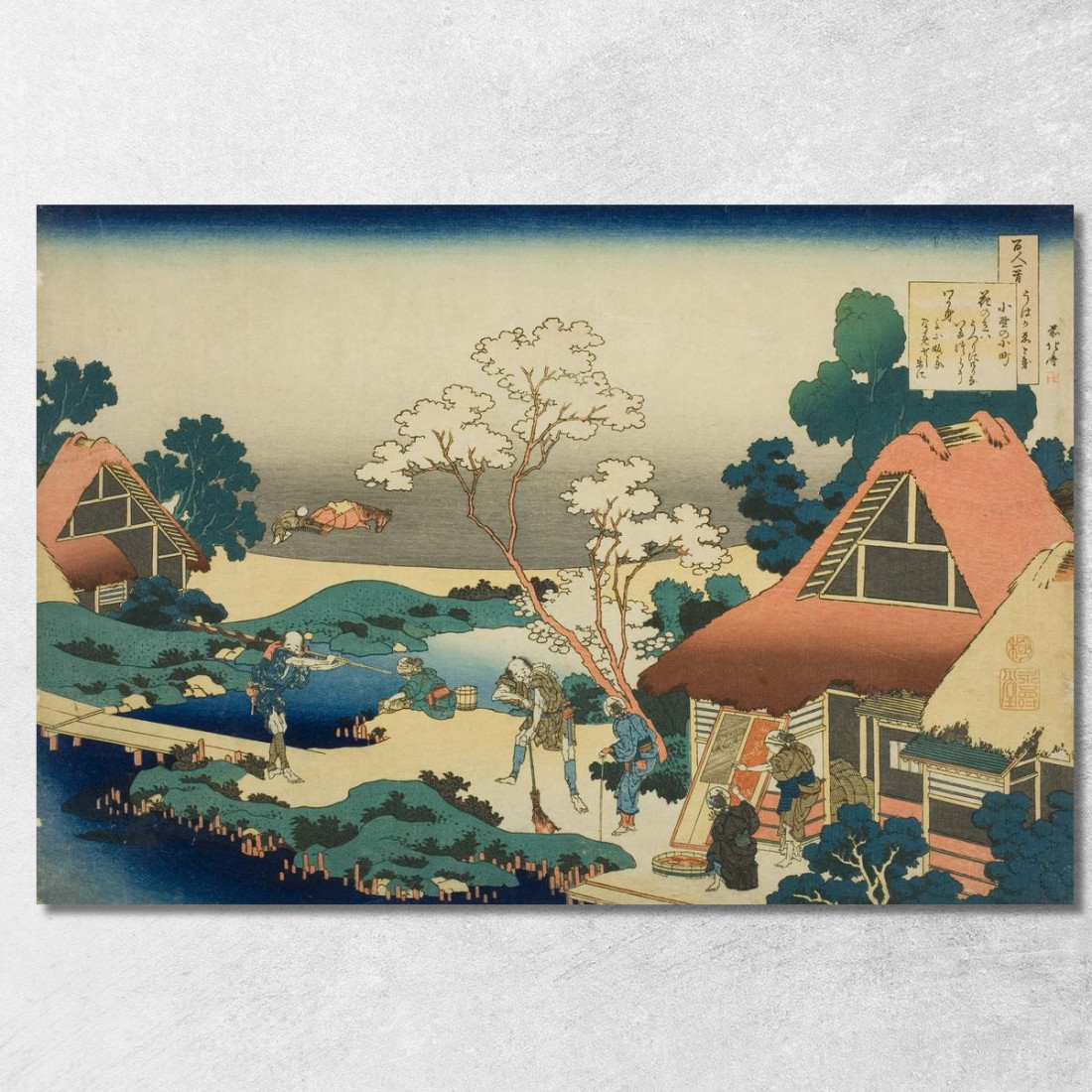 Vanità Delle Vanità katsushika hokusai khk99 quadro stampato su tela