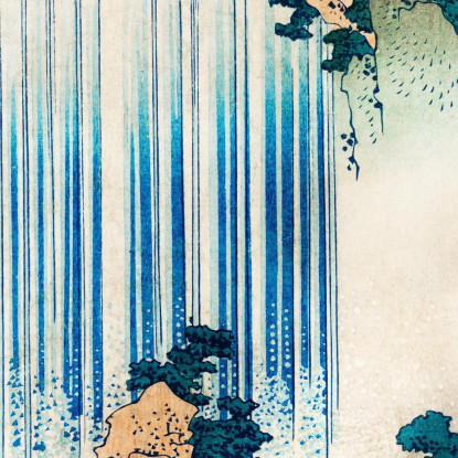 Cascata Yoro Nella Provincia Di Mino katsushika hokusai khk101 quadro stampato su tela