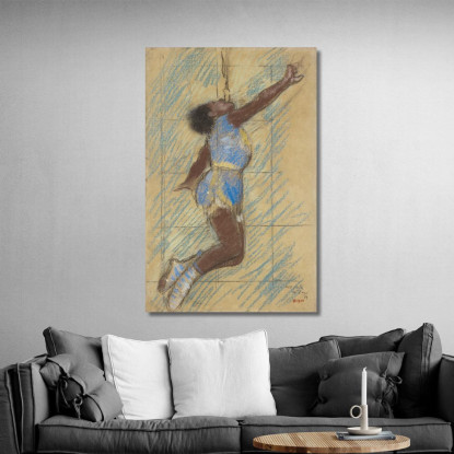 La Signorina Lala Al Circo Fernando Edgar Degas edg212 quadro stampato su tela