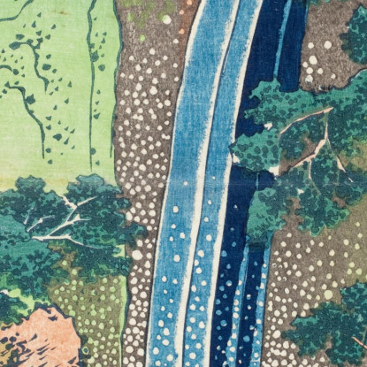 Cascate Roben Al Monte Oyama Provincia Di Sagami katsushika hokusai khk108 quadro stampato su tela