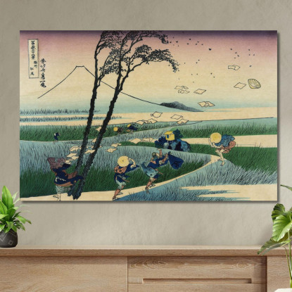 Sunshu Ejiri katsushika hokusai khk110 quadro stampato su tela