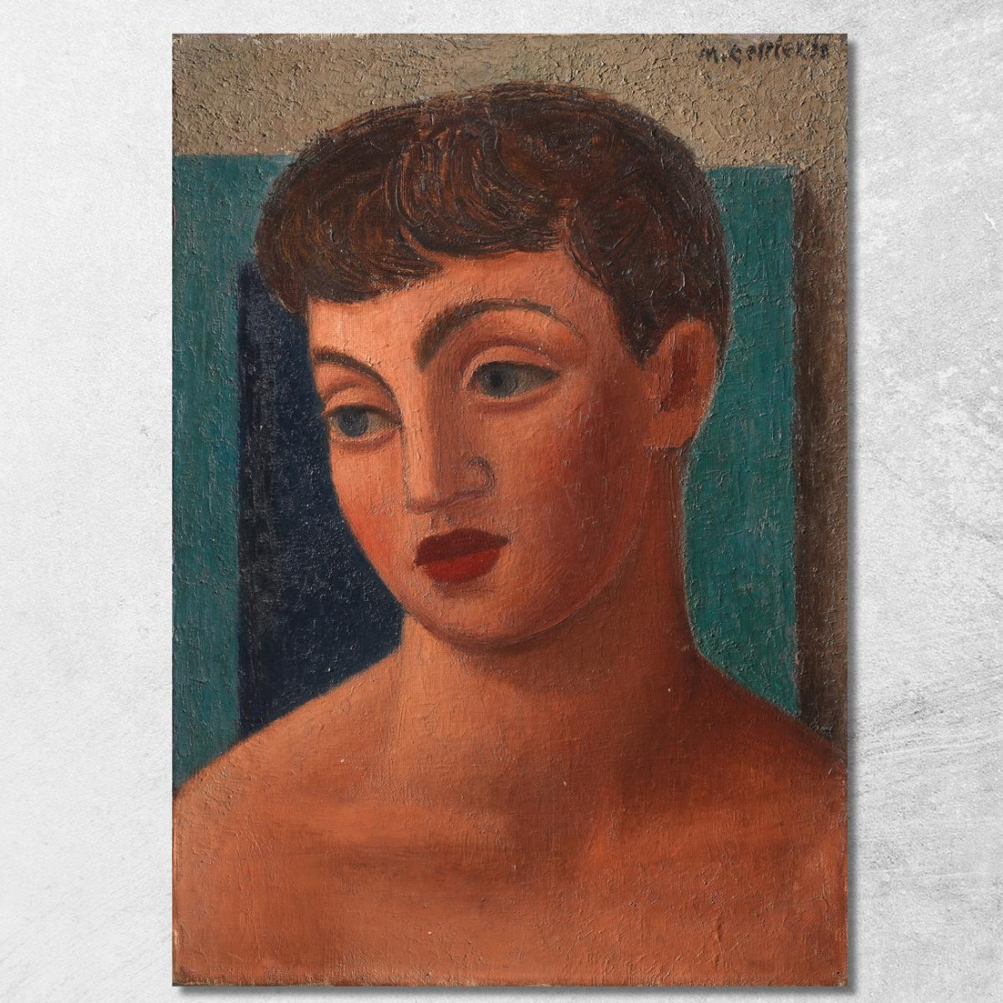 Testa Di Ragazza Miss Anne David Mark Gertler mgr9 quadro stampato su tela Testa Di Ragazza Miss Anne David Mark Gertler mgr9 quadro stampato su tela