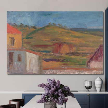 Paesaggio Mark Gertler mgr11 quadro stampato su tela