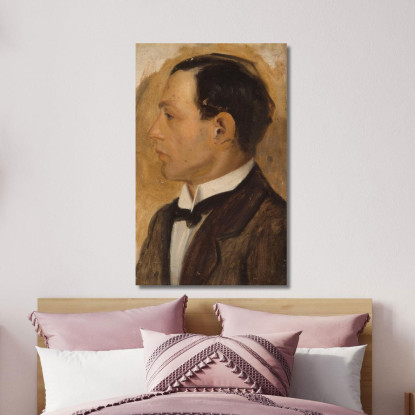 Ritratto Di Jack Il Fratello Dell'Artista Mark Gertler mgr16 quadro stampato su tela