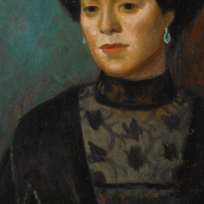 Ritratto Della Sorella Dell'Artista Sophie Mark Gertler mgr19 quadro stampato su tela