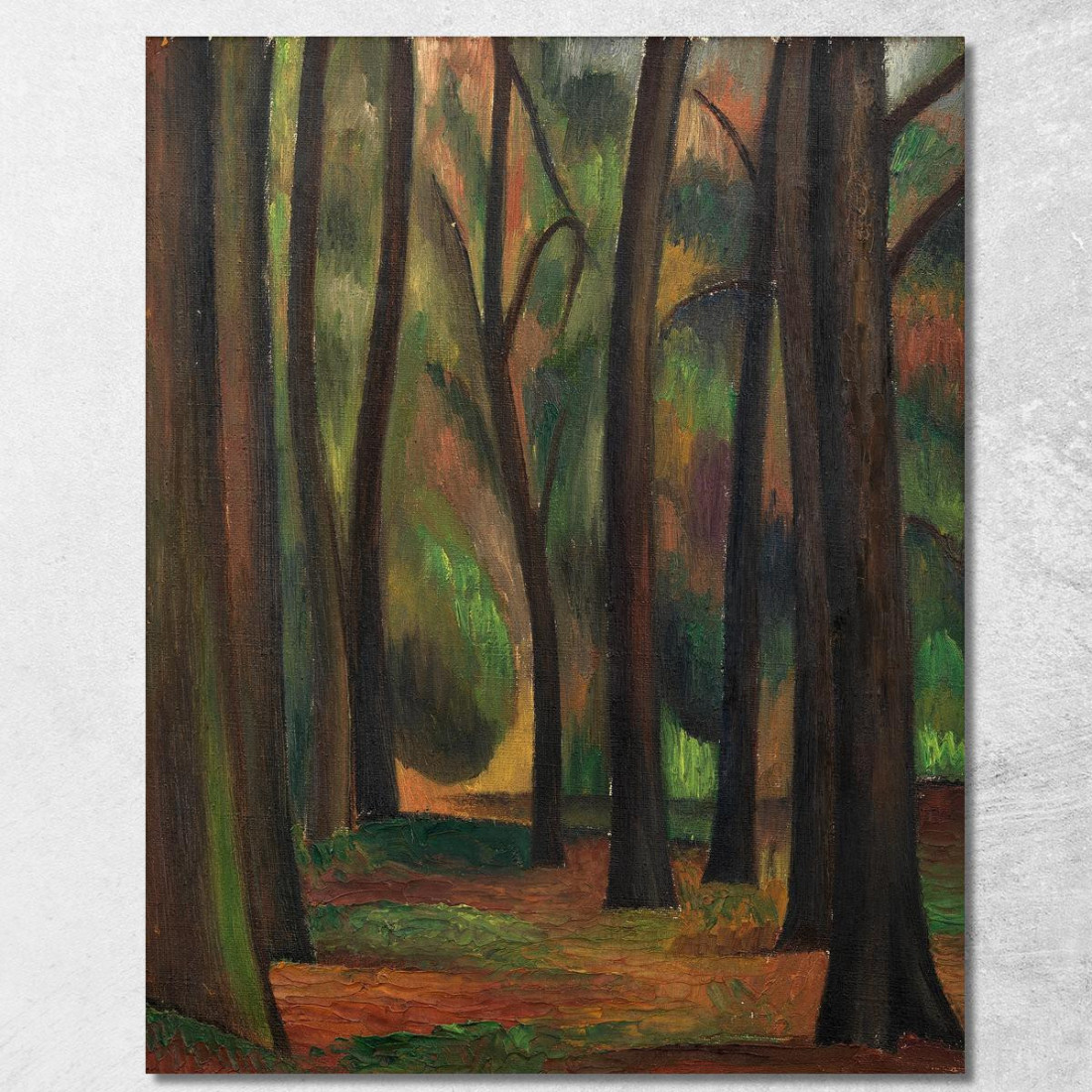 Alberi A Garsington Mark Gertler mgr36 quadro stampato su tela Alberi A Garsington Mark Gertler mgr36 quadro stampato su tela