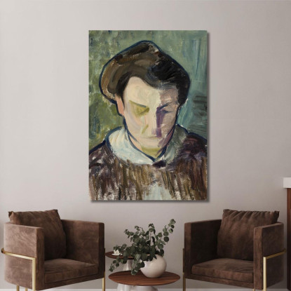 Testa Di Donna Nikolai Triik ntr25 quadro stampato su tela