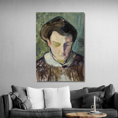 Testa Di Donna Nikolai Triik ntr25 quadro stampato su tela