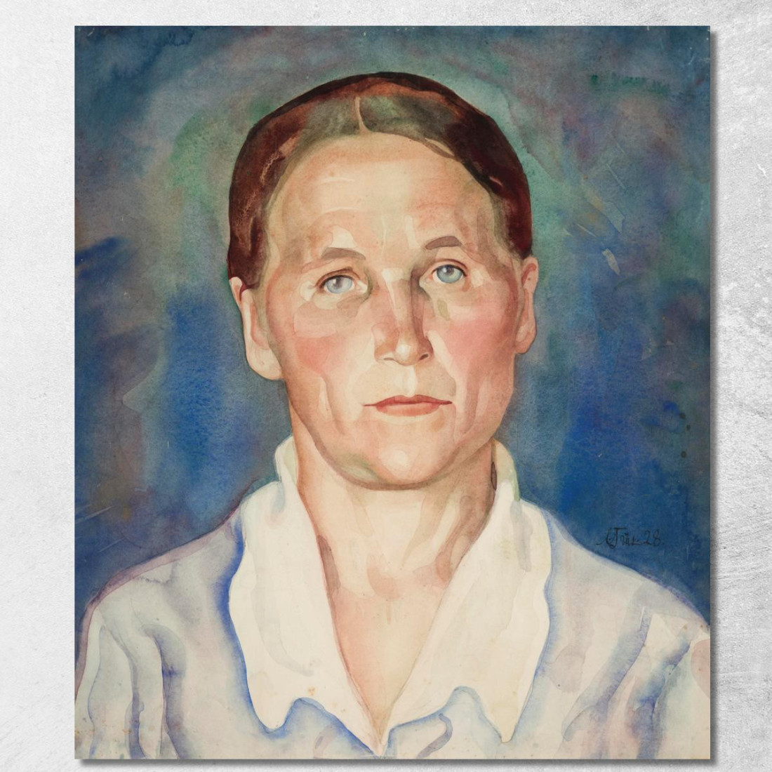 Ritratto Di Una Donna Nikolai Triik ntr26 quadro stampato su tela Ritratto Di Una Donna Nikolai Triik ntr26 quadro stampato su tela