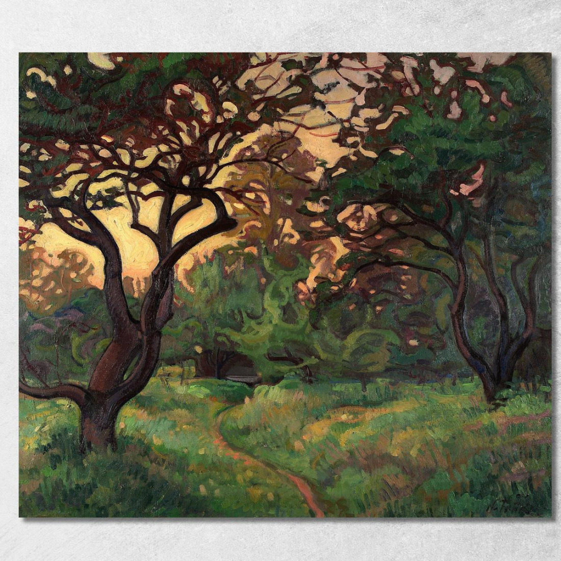 Vecchio Giardino Nikolai Triik ntr30 quadro stampato su tela Vecchio Giardino Nikolai Triik ntr30 quadro stampato su tela