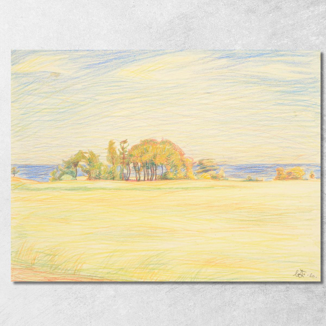 Paesaggio Di Rutja Nikolai Triik ntr40 quadro stampato su tela Paesaggio Di Rutja Nikolai Triik ntr40 quadro stampato su tela