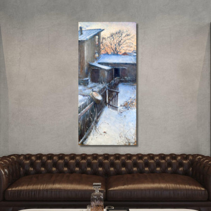 Cortile Nils Kreuger nkr6 quadro stampato su tela