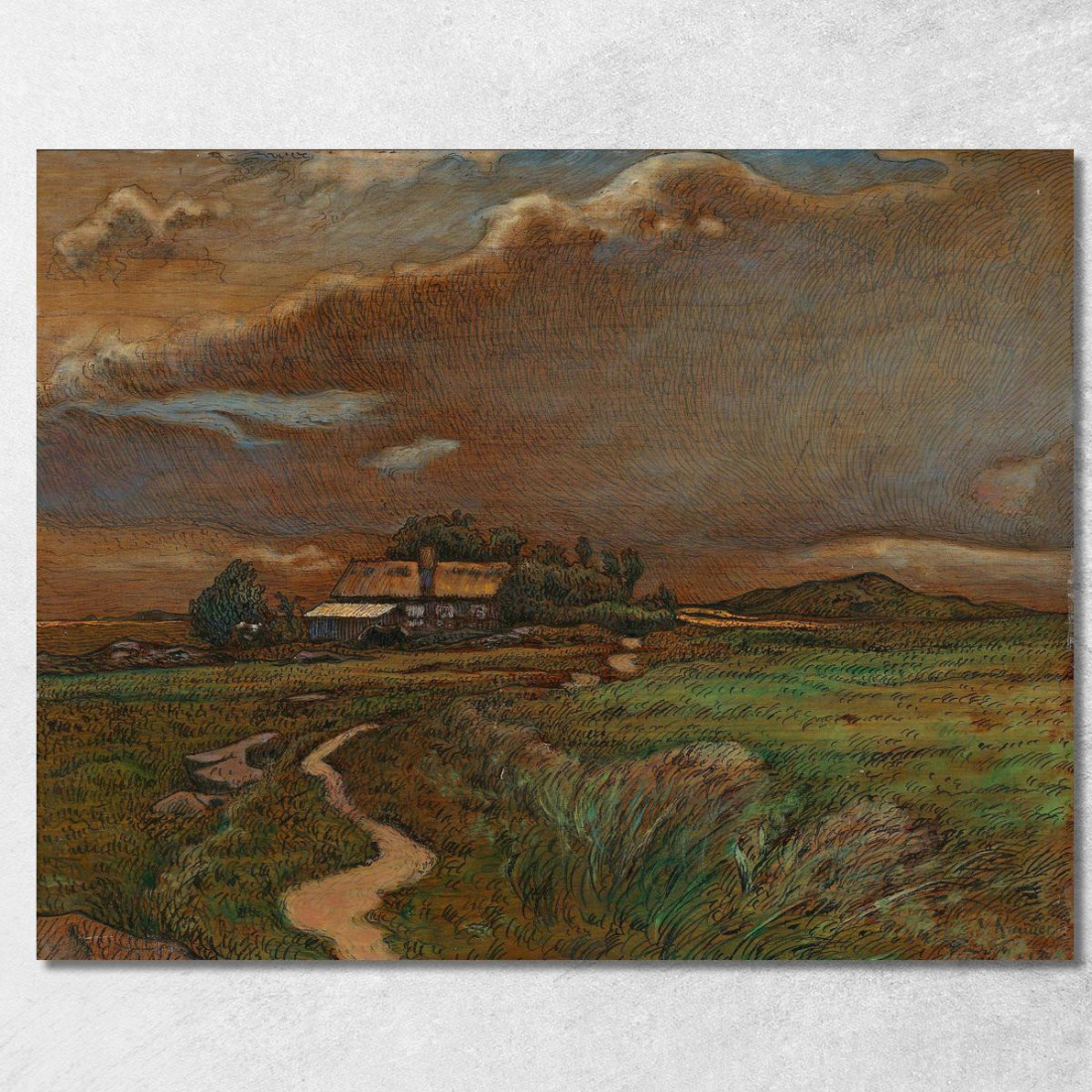 Paesaggio 2 Nils Kreuger nkr32 quadro stampato su tela Paesaggio 2 Nils Kreuger nkr32 quadro stampato su tela