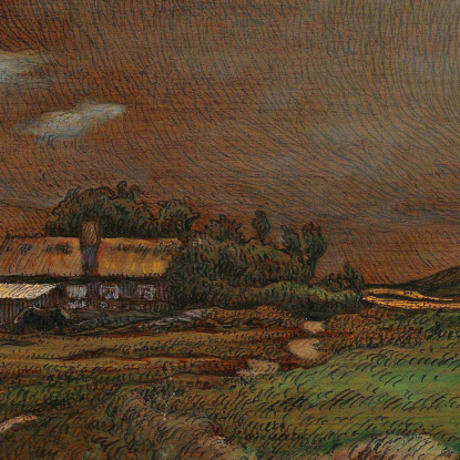 Paesaggio 2 Nils Kreuger nkr32 quadro stampato su tela