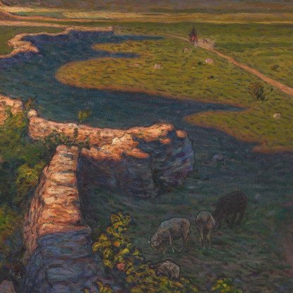 Paesaggio 3 Nils Kreuger nkr33 quadro stampato su tela