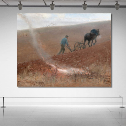 Aratura Primaverile Nils Kreuger nkr48 quadro stampato su tela